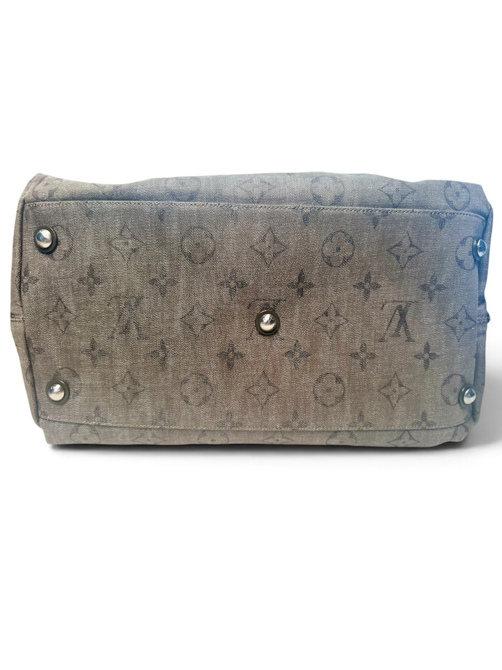Louis Vuitton Denim Monogram Kaki Sac Large Weekender bag AUTHENTIC! (PM200162) - Picture 8 of 16